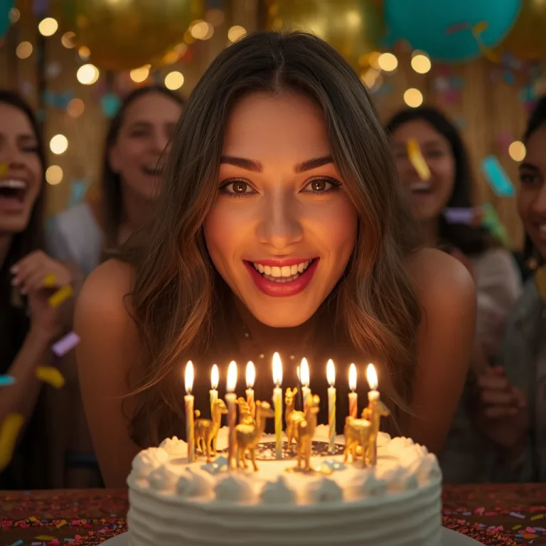 Blowing Out Birthday Candles | birthday ai prompt