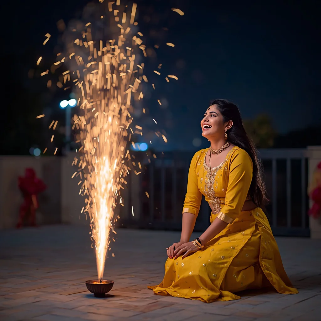 Chakkri's Dazzling Spin | trending diwali prompt instagram