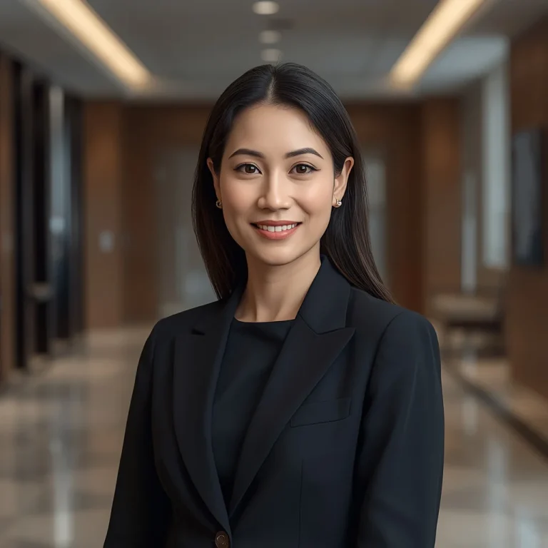 Modern Lobby Headshot | professional headshot prompt for gemini