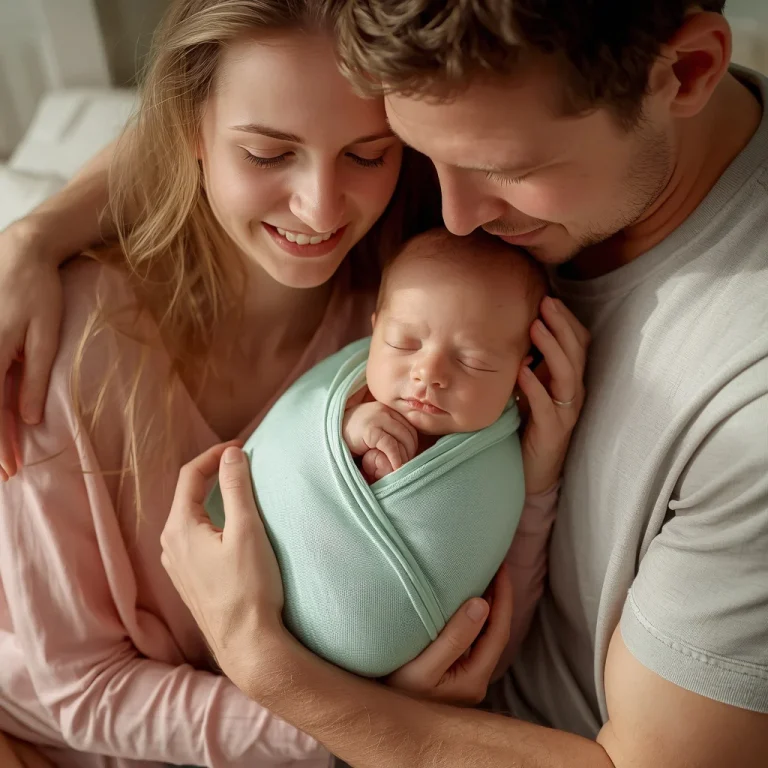 Parents Loving Gazes | new born baby ai prompt