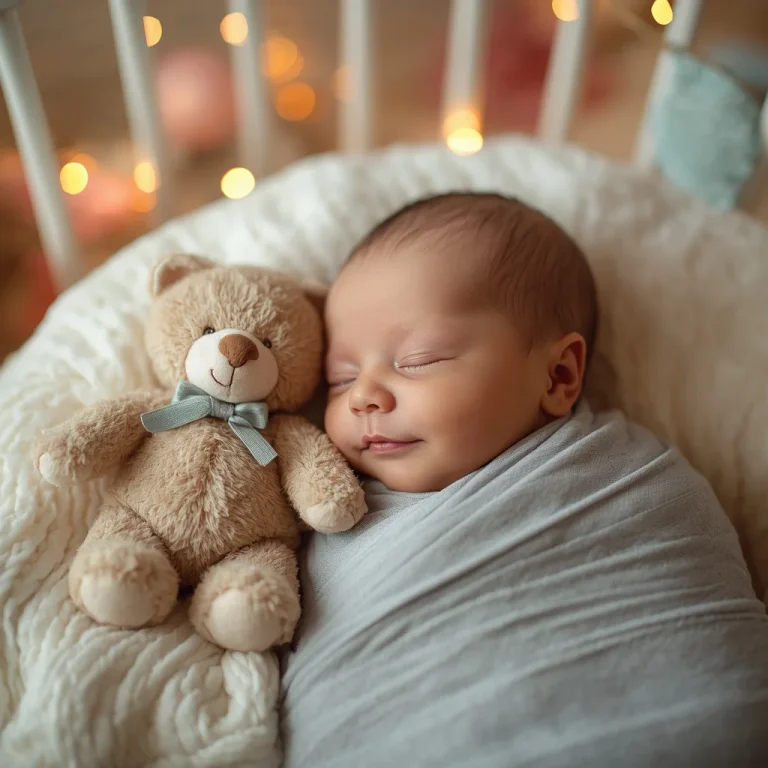 Sweet Dreams with Teddy | baby boy ai prompt