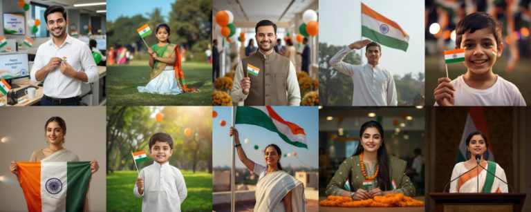 10 Must-Try 15 august flag hoisting prompt for Realistic AI Photos