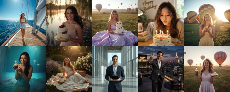 Discover 10 Birthday prompt seen for Creative AI Photography