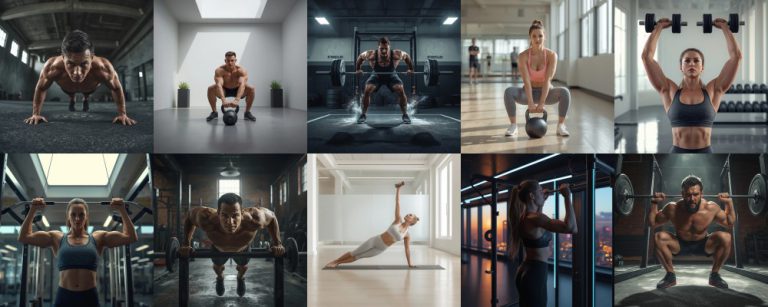 Discover 10 Gym photo editing AI prompt for Creative AI Photography