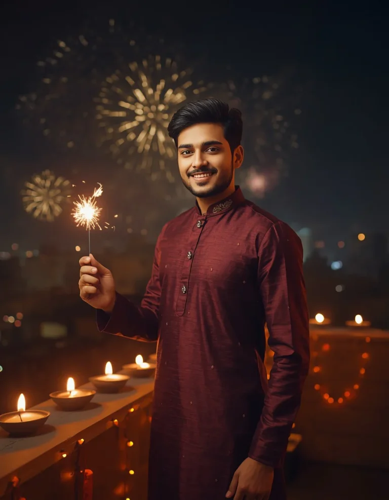 Diwali Night Firework Celebration