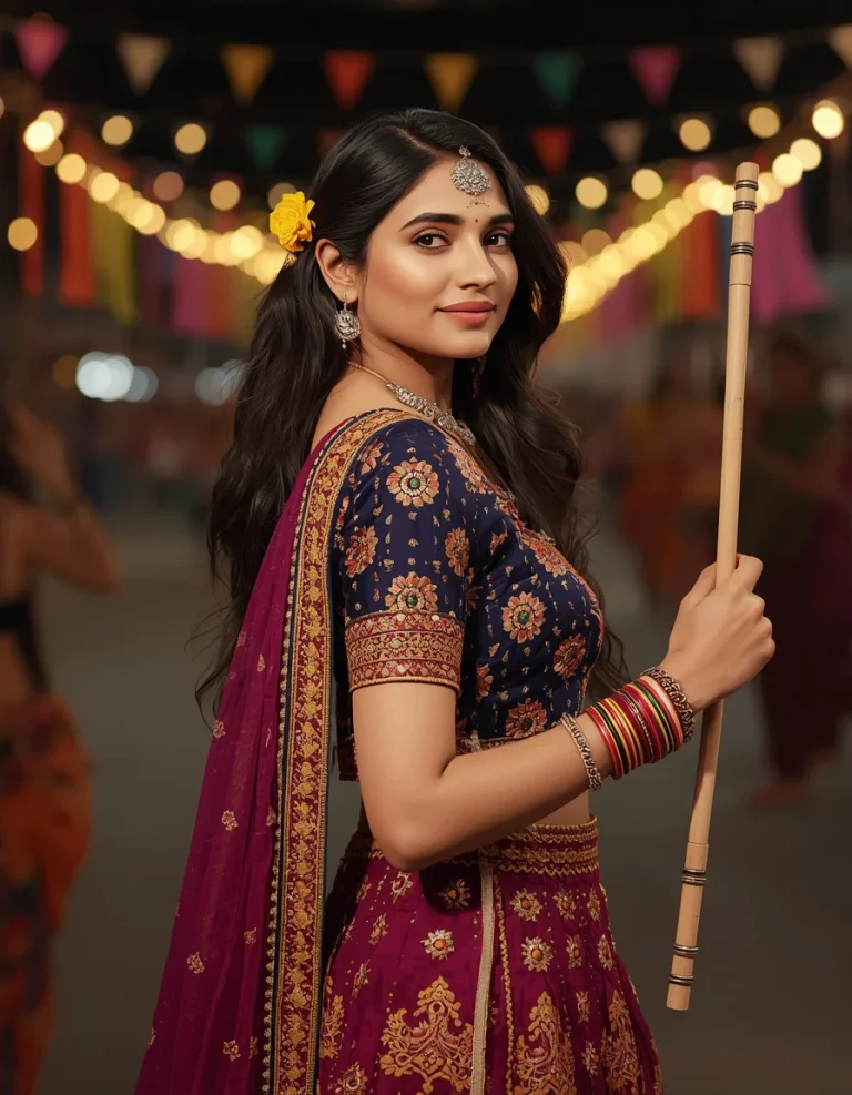 Mirror Work Garba Fashion