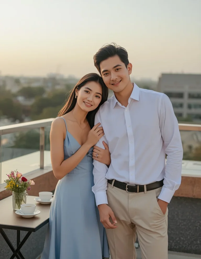 Rooftop Morning Together