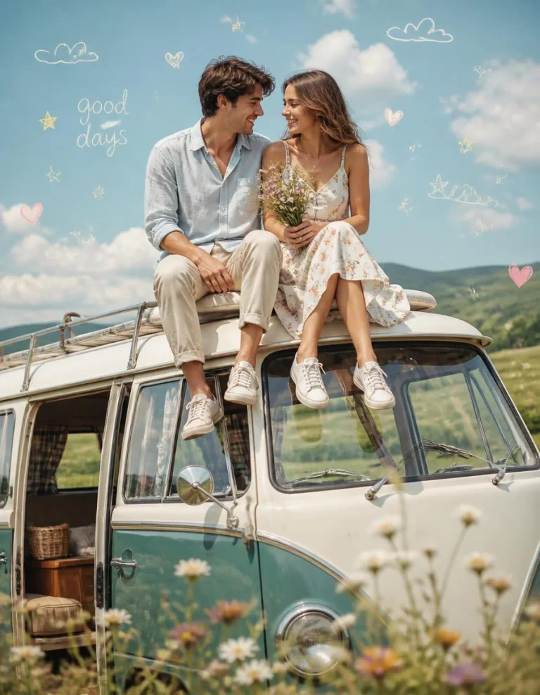 Vintage Camper Road Trip